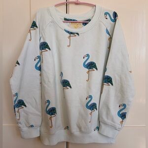 Flamingo Print Sweatshirt!